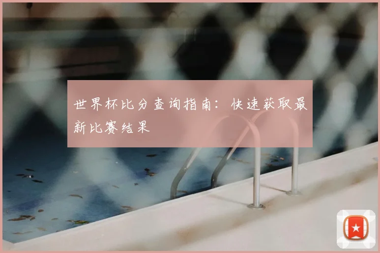 世界杯比分查询指南：快速获取最新比赛结果